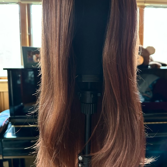 Jon Renau Avery Hand Tied Lace Cap Synthetic Fiber Wig 130/31 Cherry Cobbler - Picture 7 of 14